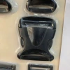 The straps on the schoolbag, the buttons of the bag, the accessories, the clasp, the buckle, the lock, the QQ label, the hardware parts, and the metal fixed buckle details Picture